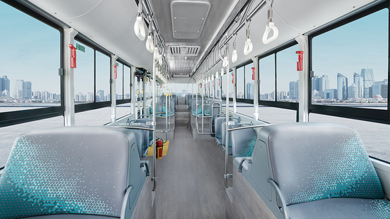 KINLONG 5Gの純粋な電気自動車バス12M電気都市バス28座席