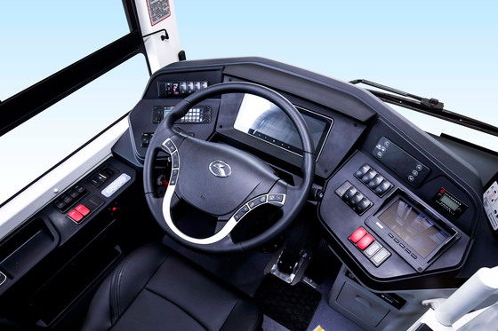 Long Electric Bus 8Mの電気自動車バスLHDステアリング王