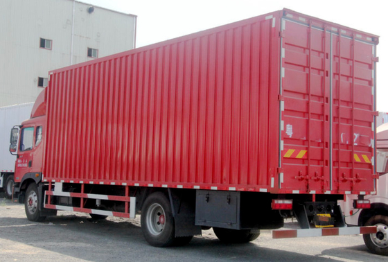 5200mmのホイールベースを運転しているディーゼル貨物配達用トラックヨーロッパのV LevelヴァンCargo Truck 4x2