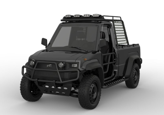 道の堅い道配達のための軽量電気トラック76.8V/10.5KWモーターを離れた4WD